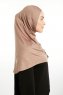 Feriha - HIjab Turban Viscose Marron Clair