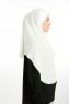 Bengi - Micro Krep Turban Hijab Crème
