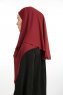 Bengi - Micro Krep Turban Hijab Bordeaux