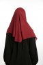 Bengi - Micro Krep Turban Hijab Bordeaux