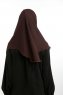 Bengi - Micro Krep Turban Hijab Marron