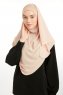 Bengi - Micro Krep Turban Hijab Beige