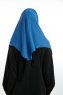 Bengi - Micro Krep Turban Hijab Indigo