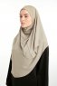 Bengi - Micro Krep Turban Hijab Vert