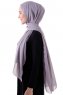 Hadise - Hijab Chiffon Gris