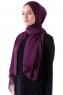 Hadise - Hijab Chiffon Violet Foncé