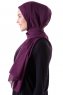Hadise - Hijab Chiffon Violet Foncé