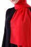 Hadise - Hijab Chiffon Framboise