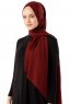 Hadise - Hijab Chiffon Red Wine