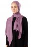 Neylan - Hijab Violet Foncé Basique En Jersey