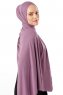 Neylan - Hijab Violet Foncé Basique En Jersey