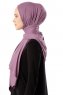 Neylan - Hijab Violet Foncé Basique En Jersey