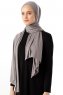 Neylan - Hijab Gris Basique En Jersey