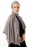 Neylan - Hijab Gris Basique En Jersey