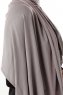 Neylan - Hijab Gris Basique En Jersey
