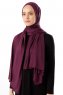 Neylan - Hijab Prune Basique En Jersey