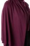 Neylan - Hijab Prune Basique En Jersey