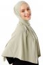 Neylan - Hijab Vert Clair Basique En Jersey