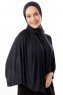 Neylan - Hijab Bleu Marin Foncé Basique En Jersey