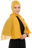 Esra - Hijab Chiffon Moutarde