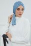 Amy - Turban En Coton Sky Blue