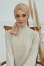 Amy - Turban En Coton Sand