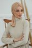 Amy - Turban En Coton Sand