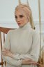 Amy - Turban En Coton Sand