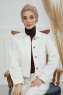 Laura - Turban En Coton Taupe