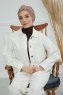 Laura - Turban En Coton Taupe