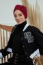 Laura - Turban En Coton Bordeaux