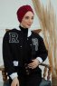 Laura - Turban En Coton Bordeaux