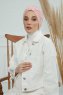 Laura - Turban En Coton Vieux Rose