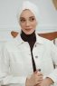 Laura - Turban En Coton Crème