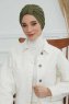 Laura - Turban En Coton Kaki