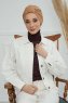 Laura - Turban En Coton Marron Clair