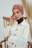 Laura - Turban En Coton Saumon