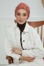 Laura - Turban En Coton Saumon
