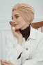 Laura - Turban En Coton Sand