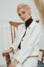 Laura - Turban En Coton Sand