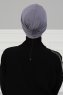 Agnes - Turban En Coton Gris - Ayse Turban