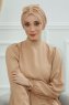 Agnes - Turban En Coton Sand