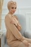 Agnes - Turban En Coton Sand