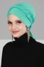 Olivia - Turban En Coton Turquoise - Ayse Turban