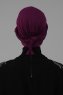 Olivia - Turban En Coton Violet - Ayse Turban