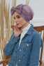 Julia - Turban En Coton Lilac
