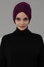 Wilma - Turban En Coton Violet - Ayse Turban