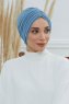 Wilma - Turban En Coton Sky Blue