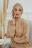 Wilma - Turban En Coton Sand
