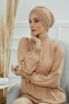 Wilma - Turban En Coton Sand